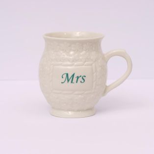 Belleek Mrs Shamrock Mugs