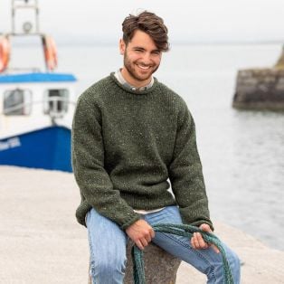 Mens Donegal Fleck Sweater 