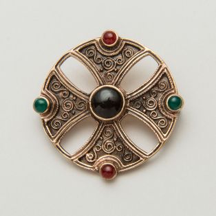 Celtic Bronze Shield Brooch