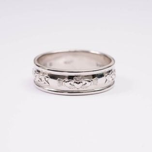 Corrib Claddagh Wedding Ring 