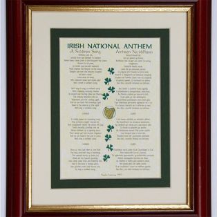 Irish National Anthem Framed Print