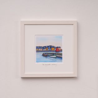 The Long Walk Galway Framed Print by Jim Scully 