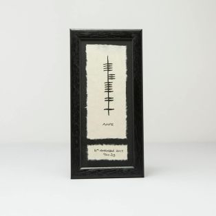 Ogham Personalized Baby Name, Date, Weight