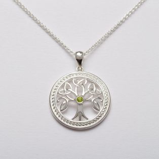 Silver Celtic Tree of Life Pendant
