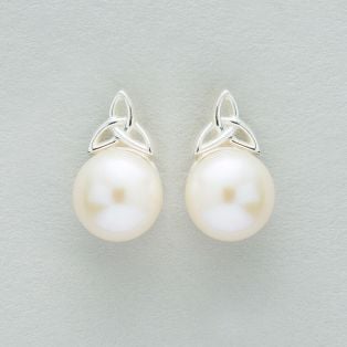 Trinity Pearl Earrings
