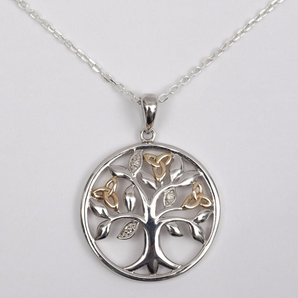 Tree of Life Diamond Pendant