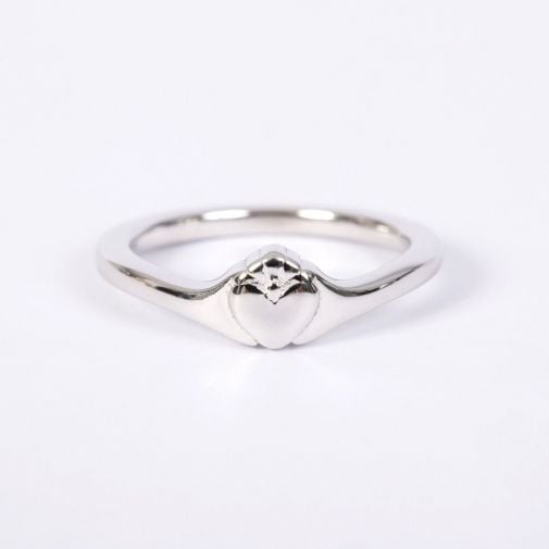 Hallmarked Sterling Silver Irish Claddah Heart Crown Ring Any Size UK Seller