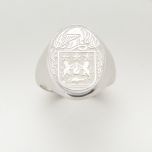 Sterling Silver Family Coat of Arms Ring