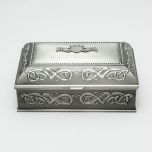Personalized Mullingar Pewter Antique Jewelry Box